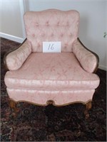UPHOLSTERED PARLOR CHAIR