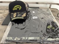 Fishouflage Shirt XL & Hat - New