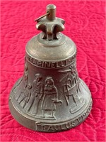 ANTIQUE MARINELLI BRONZE BELL MADE IN ITALY