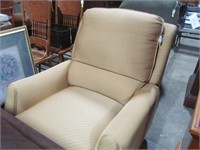 Pale Gold Recliner