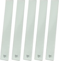 Myard Tempered Clear Glass Balusters 5 Pack