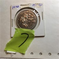 1970 Manitoba Dollar (MS60)