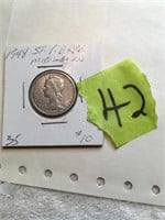 1948 St. Pierre Miquelon $10 coin