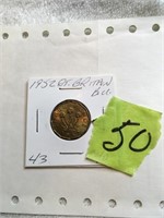 1952 British 3 Pence (BU)