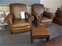 Matching Leather Chairs