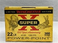 (300) Rounds 22LR 40gr Winchester Super X