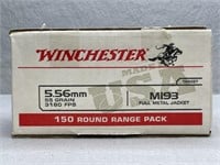 (150) Rounds 5.56mm 55gr M193 FMJ Winchester
