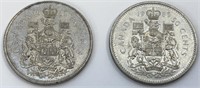 1981 and 1985 50Cent Coins