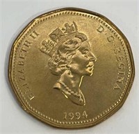1994 Canada $1 Coin