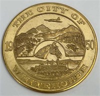 1950 The City Of Whitehorse Commemorative Coin
