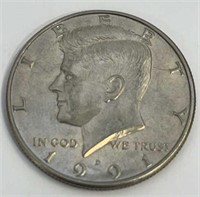 1991 US Kennedy Half Dollar