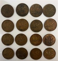 Lot Of 1932-1962 1Cent Coins