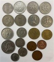 Lot Of Misc World Coins