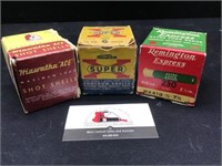 Vintage EMPTY Shell Boxes
