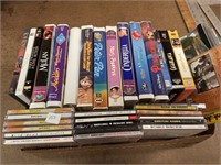 Disney VHS and CDs