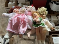 Cabbage patch kid and other dolls