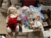 Porcelain doll barbie toys and barriguitas doll