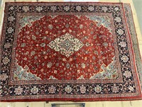 9'.7"x12'.5" antique Persian Mahal