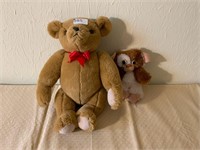 Smithsonian Teddy Bear 14" +Gizmo