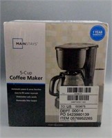 Mainstays 5 Cup Coffee Maker