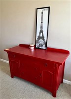 Cheery Red Cabinet/Dresser