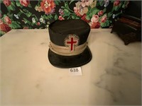19th C. Masonic Knight Templar Hat C.1800's