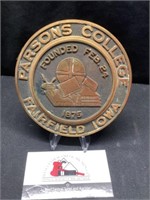 Parsons College Fairfield Iowa Medal