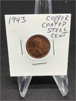 1943 Copper Coated Steel Cent