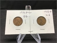 1933 P -D Cents
