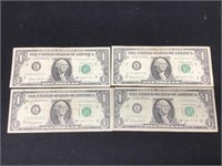Four 1963B Barr Notes- Fine