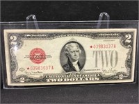 1928G Red Seal Star Note AU