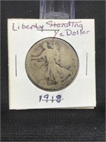 1918 Walking Liberty Half