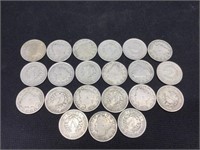 Group of 21 Liberty Nickels 1899-1912