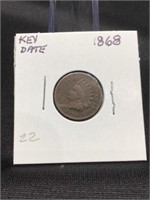 1868 Indian Head Penny Better Date