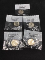 2011 National Park Quarters- 5 Coins UNC