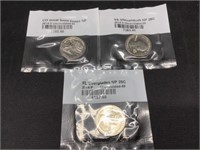 2014 National Parks Quarters- 3 Coins P & S UNC