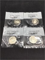 4 Coins 2014-2015 S Mind Proof Parks Quarters