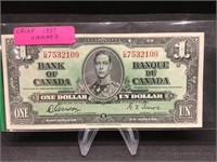 1937 $1 Canada Uncirculated Note