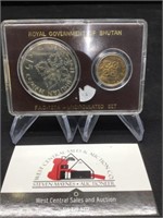 1974 Bhutan Set w/Silver Coin