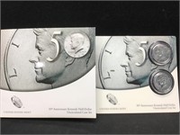 2014 Two Coin Kennedy Half 50th Anniversary Set
