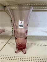 Tiffin footed vase