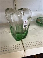 Green Tiffin glass piece