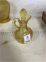 Amber Tiffin glass decanter