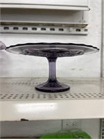 Purple Tiffin Glass Stand