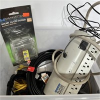Surge Protector, Extension Cords and Assorted