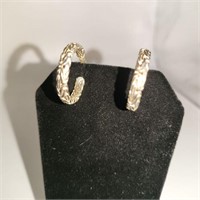 Sterling Silver (925 Milor Italy) Earrings
