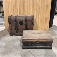 Small Chest & Wooden Box