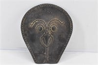 Vintage South Africa Cast Iron Benin Tribe Mask