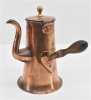 18th Century Georgian Copper Coffee Pot