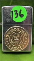 UNITED STATES ARMY ZIPPO LIGHTER
